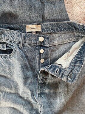 triarchy acid washed straightleg jeans